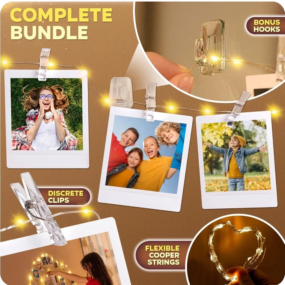 Photo clip string lights